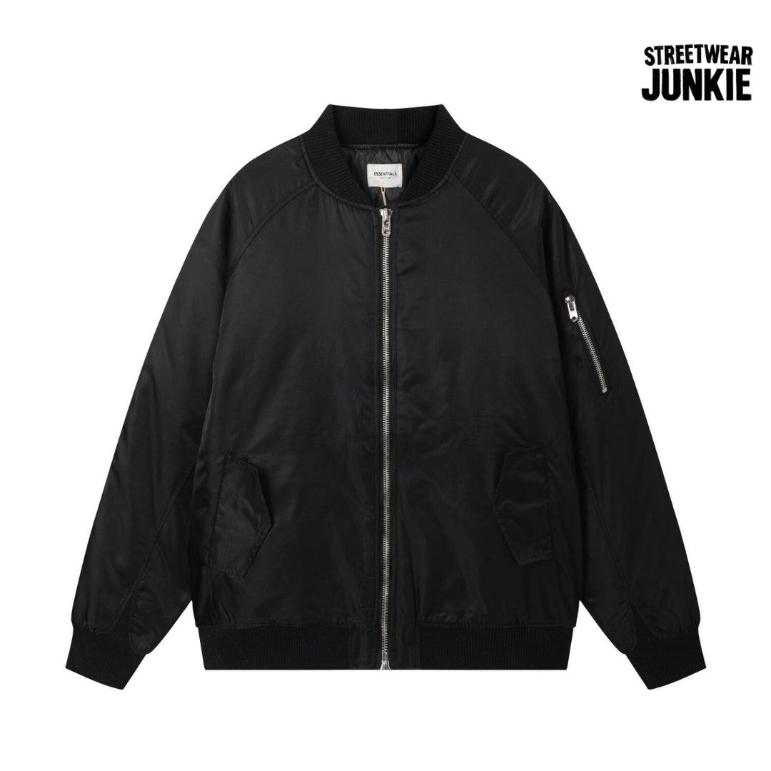Bomber Sleek Black & White