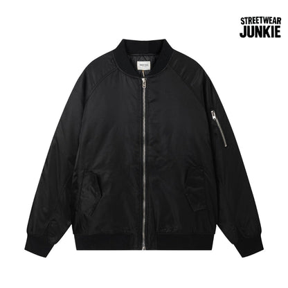 Bomber Sleek Black & White